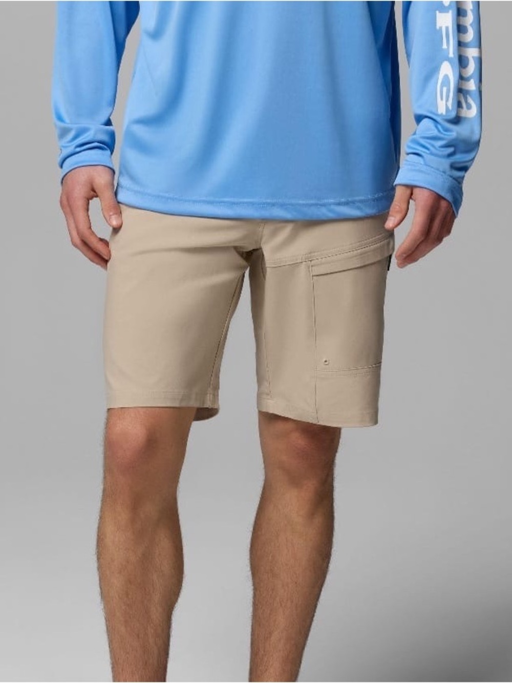 Men's Performance Stretch Shorts - Khaki
